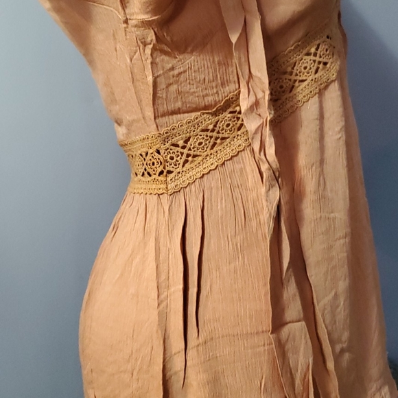 CLEARANCE Adorable BOHO Milk Chocolate Dress - Picture 8 of 13